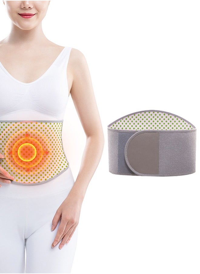 Polish'D - Waist Belt Lumbar Support Back Brace for Women, Portable Heated Waist Belt Heating Menstrual Heating Pad for Back Abdominal Pain Relief (L) - Image 1