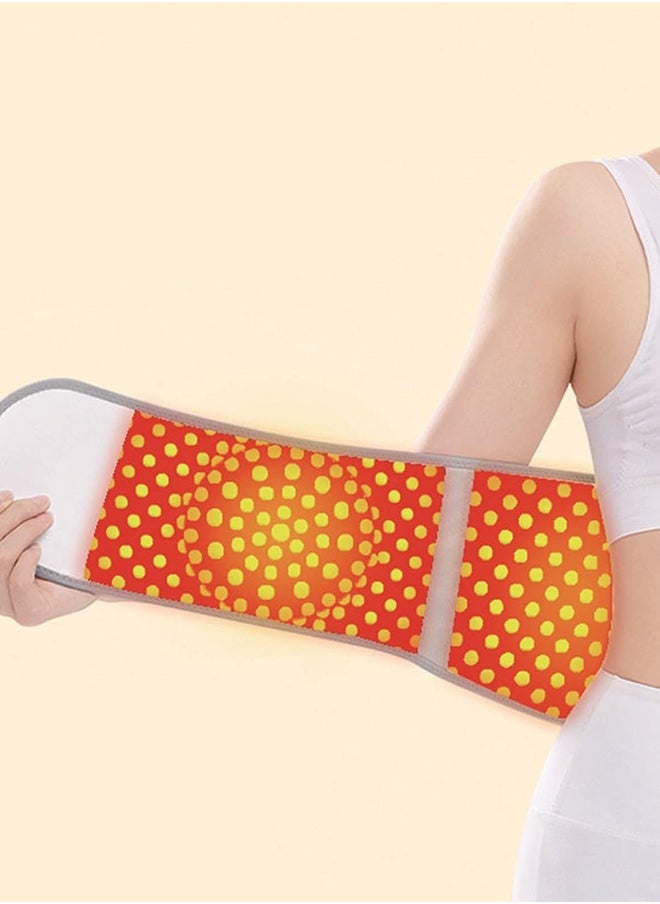 Polish'D - Waist Belt Lumbar Support Back Brace for Women, Portable Heated Waist Belt Heating Menstrual Heating Pad for Back Abdominal Pain Relief (L) - Image 1