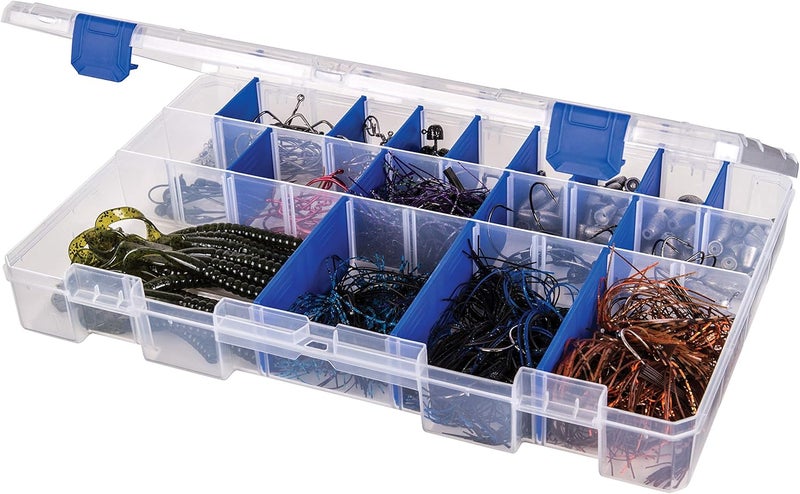 Flambeau Outdoors 5003 Fishing - Includes 15 Dividers, 25 Compartments, Clear Fishing Lure Organizer, Tuff Tainer with Zerust Anti-Rust Dividers - Image 1