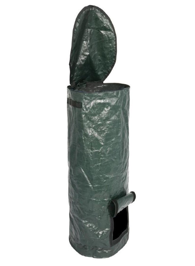 15Gallons Garden Waste Bags Organic Compost Bag Vegetable Grow Compost Bag Garden Vegetable Planter with Handles&Access Flap for Vegetables, Tomato, Carrot, Onion, Fruits, Potatoes-Growing-Container Planting Bag, (35X60cm) - Image 1
