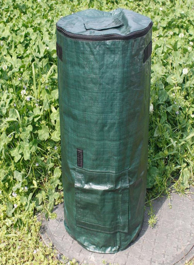 15Gallons Garden Waste Bags Organic Compost Bag Vegetable Grow Compost Bag Garden Vegetable Planter with Handles&Access Flap for Vegetables, Tomato, Carrot, Onion, Fruits, Potatoes-Growing-Container Planting Bag, (35X60cm) - Image 4