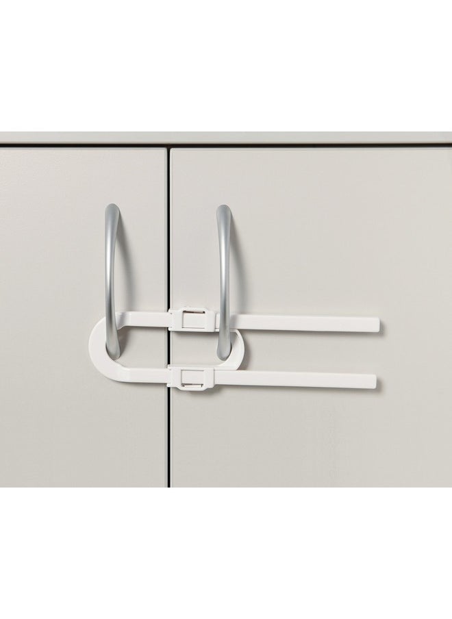 dreambaby Dreambaby U Shaped Cabinet Locks - Extra Long Child Lock for Cabinets - Gliding Baby Safety Locks (6 Pack)  - Image 1