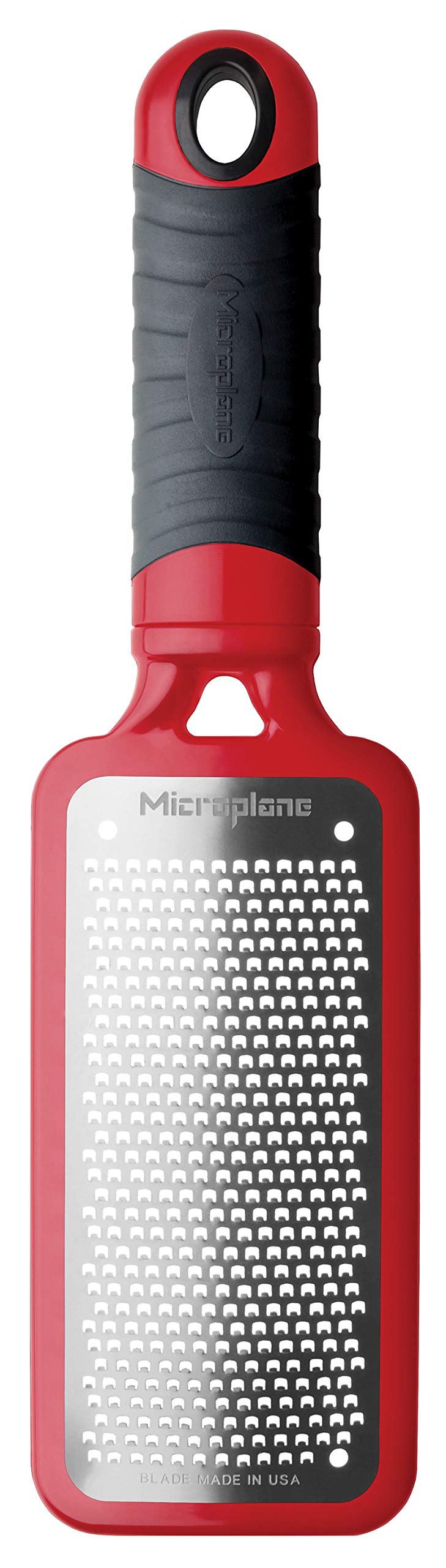 Microplane مبشرة جبن صلبة من سلسلة مايكروبلان (ناعمة، حمراء) - Image 1