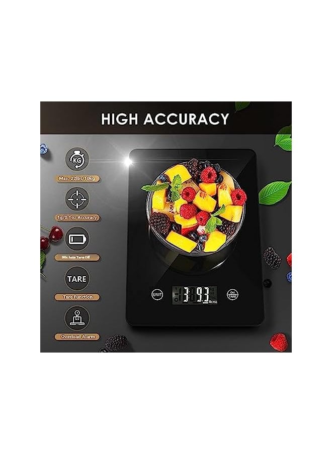 Food Scale Digital, Kitchen Scale Multifunctional with 6 Weight Units, 5Kg Capacity, 1g/0.1oz High Precise, Waterproof Tempered Glass, Tare/Zero Function, Auto Shut-Off for Baking and Cooking - pzsku/Z8EFC81D889AD7370852DZ/45/_/1692605713/879f64b5-5402-485c-bc44-53d37cecee36