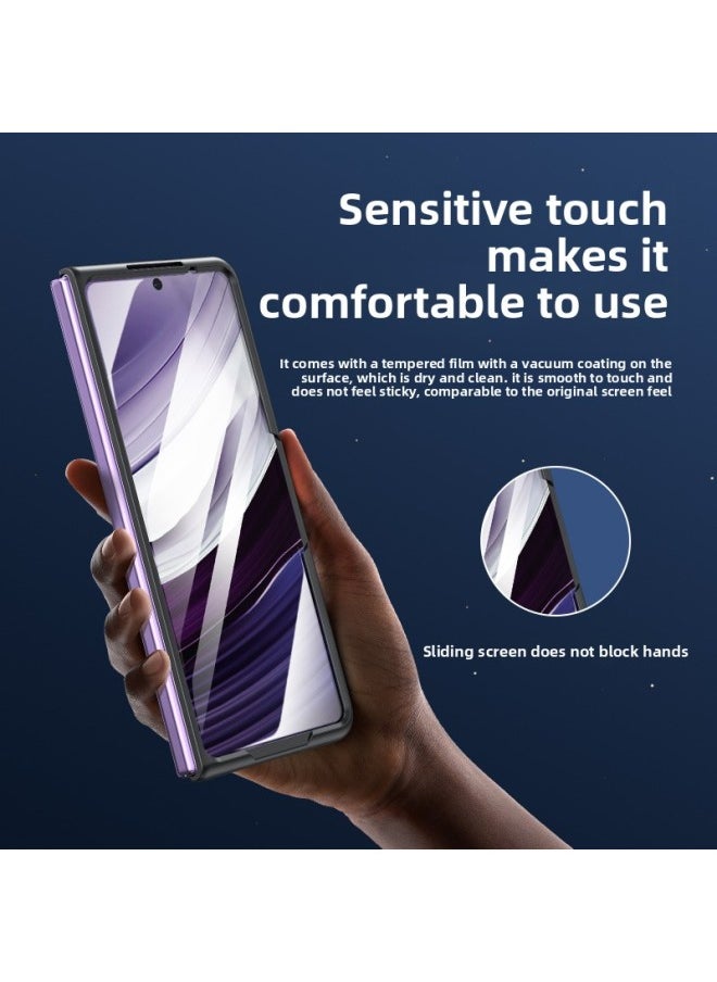 Generic - For HuaweiMateX2 Mobile Phone Case Single Front Frame/HD Front Frame/anti-peep Front Frame/anti-drop Transparent Anti-fingerprint-Color:High-definition Front Cover [shell Film Integration]]-Applicable Model:Honor Magic V3 - Image 1