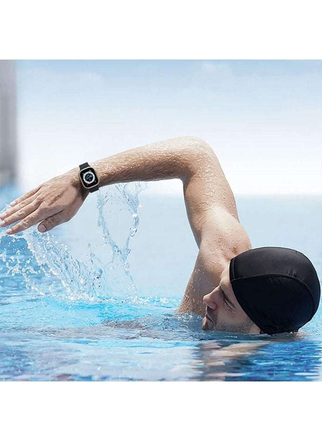 Generic - Compatible for Apple Watch Band 38mm 40mm 41mm for Men Women, Wave Shaped Silicone Sport Waterproof Strap Wristband Strap Compatible with iWatch Ultra Series 9/8/7/6/5/4/3/2/1/SE - Image 1