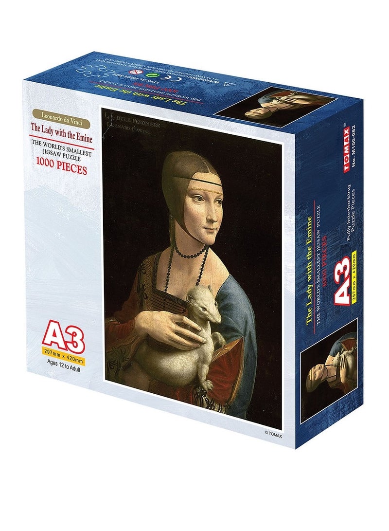 Tomax - The Lady with the Emine Mini Puzzle 1000 Pieces - M100-082 - Image 1