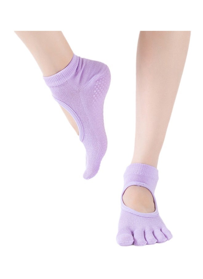 Generic Anti-Skid Breathable Fitness Yoga Socks  - Image 1