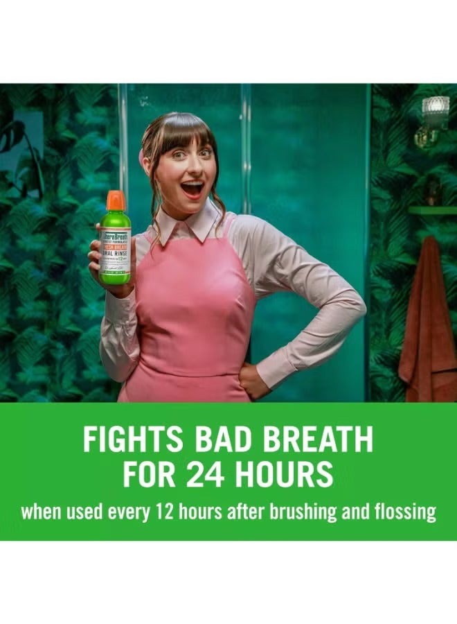 Therabreath Dentist Formulated Fresh Breath Oral Rinse Mild Mint 473ml - Image 3