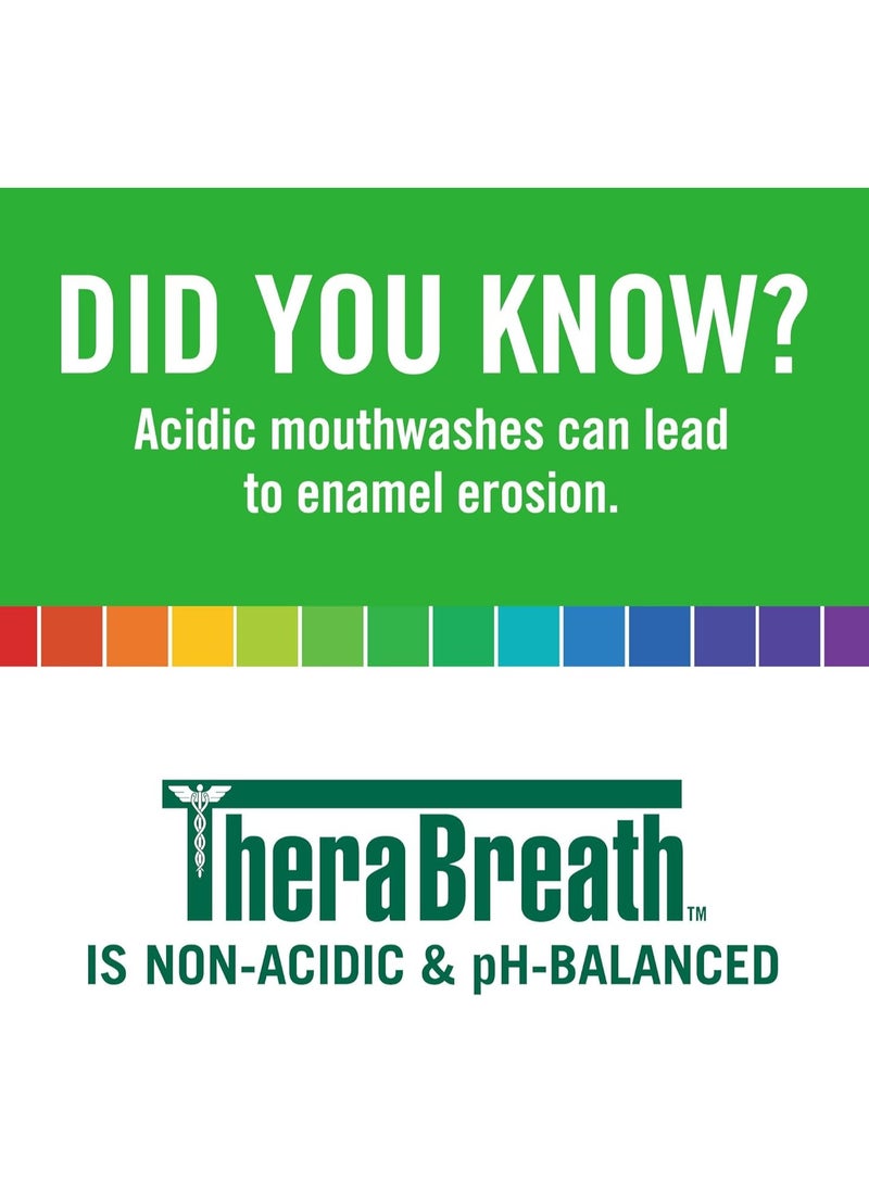 Therabreath Dentist Formulated Fresh Breath Oral Rinse Mild Mint 473ml - Image 5
