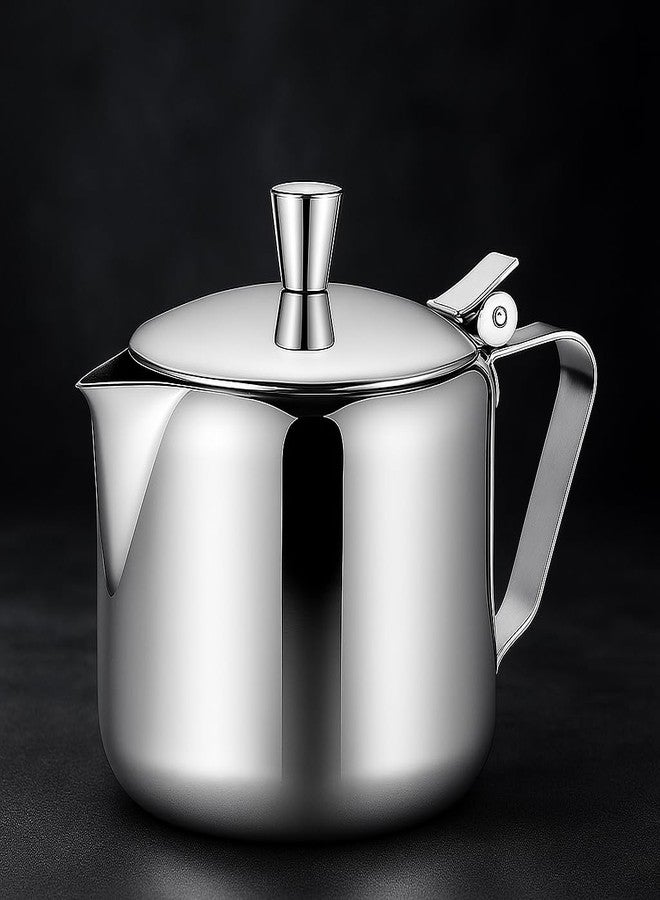 FINALITY Stainless Steel Tea Serving Pot with Handle - Serving Code-Tea Coffee Kettle Medium Size- 450 ml - Image 5