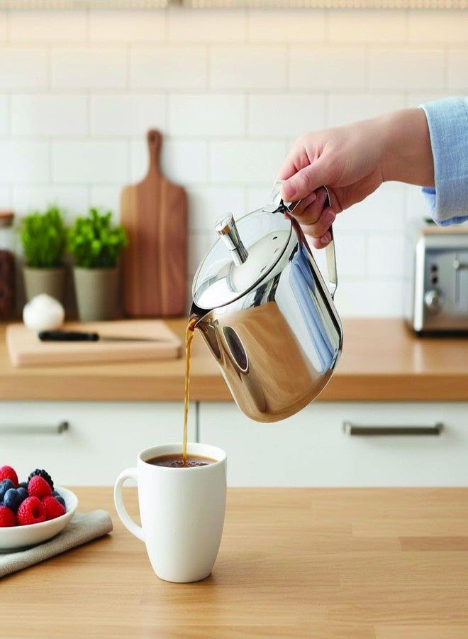 FINALITY Stainless Steel Tea Serving Pot with Handle - Serving Code-Tea Coffee Kettle Medium Size- 450 ml - Image 4