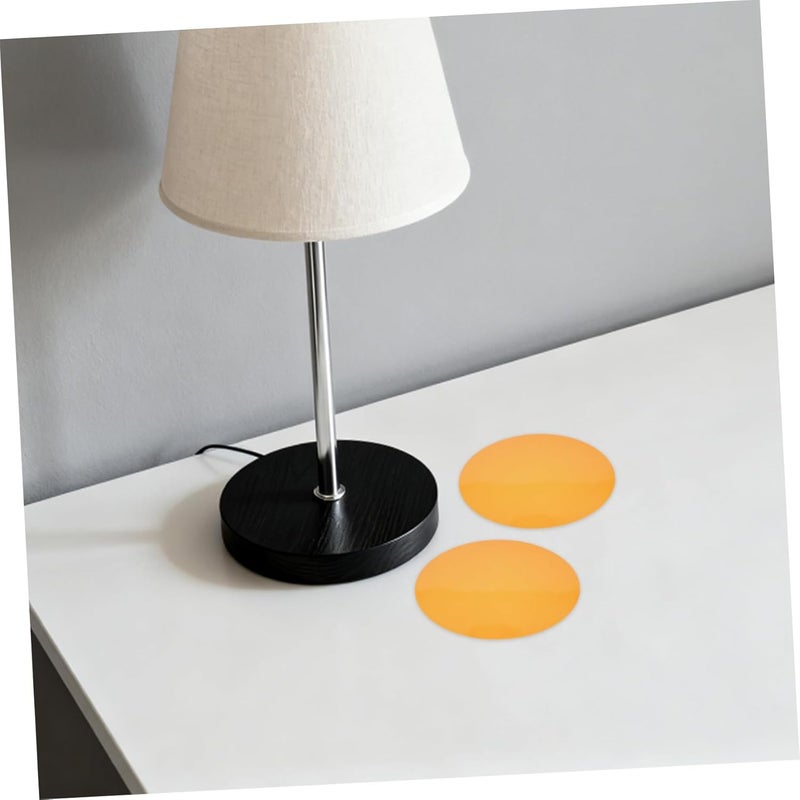Cross product compatible Ipetboom 20pcs Warm Light Gel Filter Stickers for Lamp Overlays, 7cm Diameter Self-adhesive Pet Film Sheets for Ambient Lighting, DIY Color Correction for Ceiling Spotlights and Festival Cost effective upgraded craftsmanship - Image 4