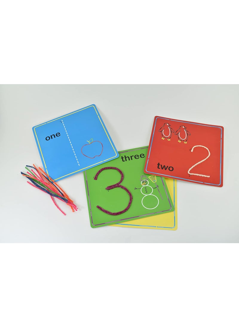 WikkiStix Wikki Stix Early Learning Trio Alphabet Numbers and Shapes for Easy Fun Preschool Learning Made in The USA  - Image 3
