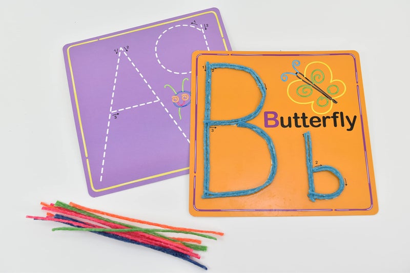 WikkiStix Early Learning Trio Alphabet Numbers and Shapes for Easy Fun Preschool Learning Made in The USA - Image 3
