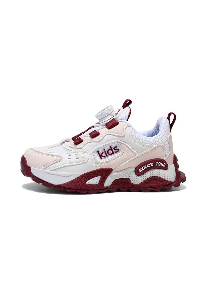 Girls' Sports Shoes, Children's Lightweight Basketball Shoes, Spring And Summer Hollow Casual Running Shoes For Older Children, Student Mesh Shoes