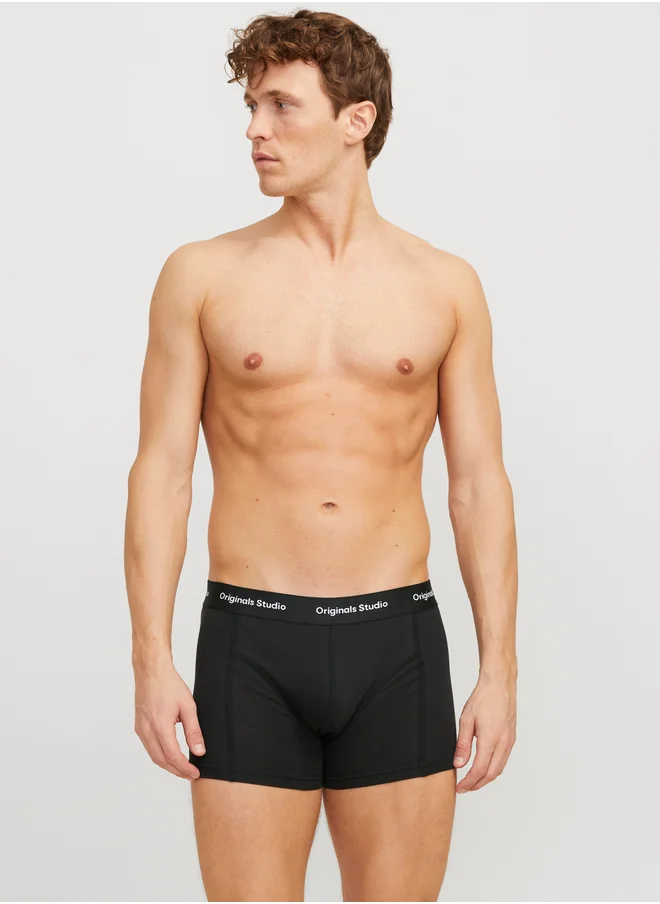 جاك اند جونز Jack & Jones Pack of 3 - JACVESTERBRO Solid Trunks