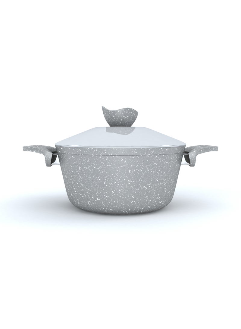 لازورد طقم اوانى طهى جرانيت برو - 9 قطع - رصاصى - Image 2