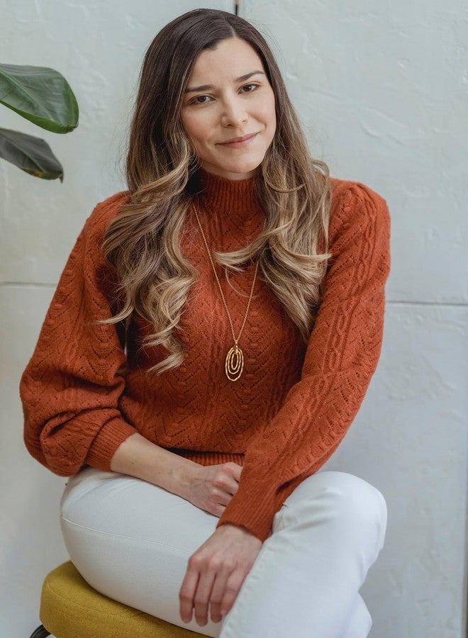 PEARLADA Statement Long Pendant Y Necklace, 18k Gold Twisted Circle Necklace for Sweater, Boho Simple Jewelry for Women Trendy - Image 5