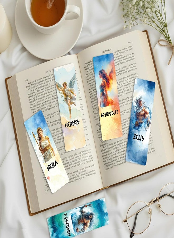 AFRITEE Greek Mythology Bookmark for Kids - 120 Pcs Vintage Olympian Gods Bulk Bookmarks Gift for Women, Retro Cottagecore Creative Reading Accessories Gifts for Teachers Students Book Lovers - Image 3