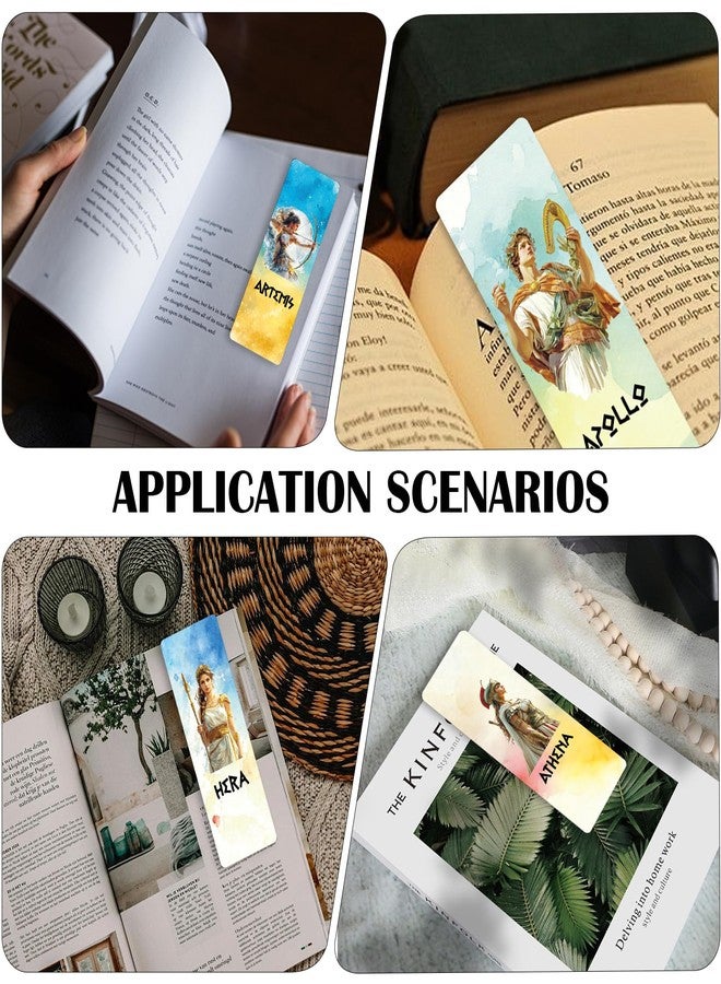 AFRITEE Greek Mythology Bookmark for Kids - 120 Pcs Vintage Olympian Gods Bulk Bookmarks Gift for Women, Retro Cottagecore Creative Reading Accessories Gifts for Teachers Students Book Lovers - Image 5