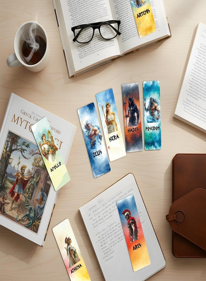 AFRITEE Greek Mythology Bookmark for Kids - 120 Pcs Vintage Olympian Gods Bulk Bookmarks Gift for Women, Retro Cottagecore Creative Reading Accessories Gifts for Teachers Students Book Lovers - Image 2