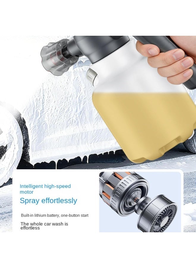 WALALLA Electric Foam Sprayer Car Wash, 2L Rechargeable Mister, Cordless Foam Sprayer for Patio, Lawn, Garden, Indoor, Outdoor, Fertilizing, Cleaning, Yard, Kitchen - Image 5