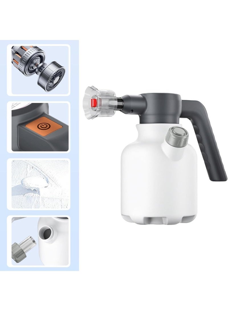 WALALLA Electric Foam Sprayer Car Wash, 2L Rechargeable Mister, Cordless Foam Sprayer for Patio, Lawn, Garden, Indoor, Outdoor, Fertilizing, Cleaning, Yard, Kitchen - Image 3