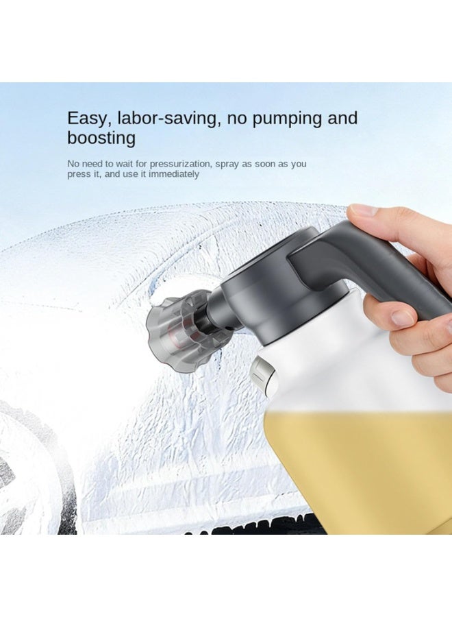 WALALLA Electric Foam Sprayer Car Wash, 2L Rechargeable Mister, Cordless Foam Sprayer for Patio, Lawn, Garden, Indoor, Outdoor, Fertilizing, Cleaning, Yard, Kitchen - Image 4