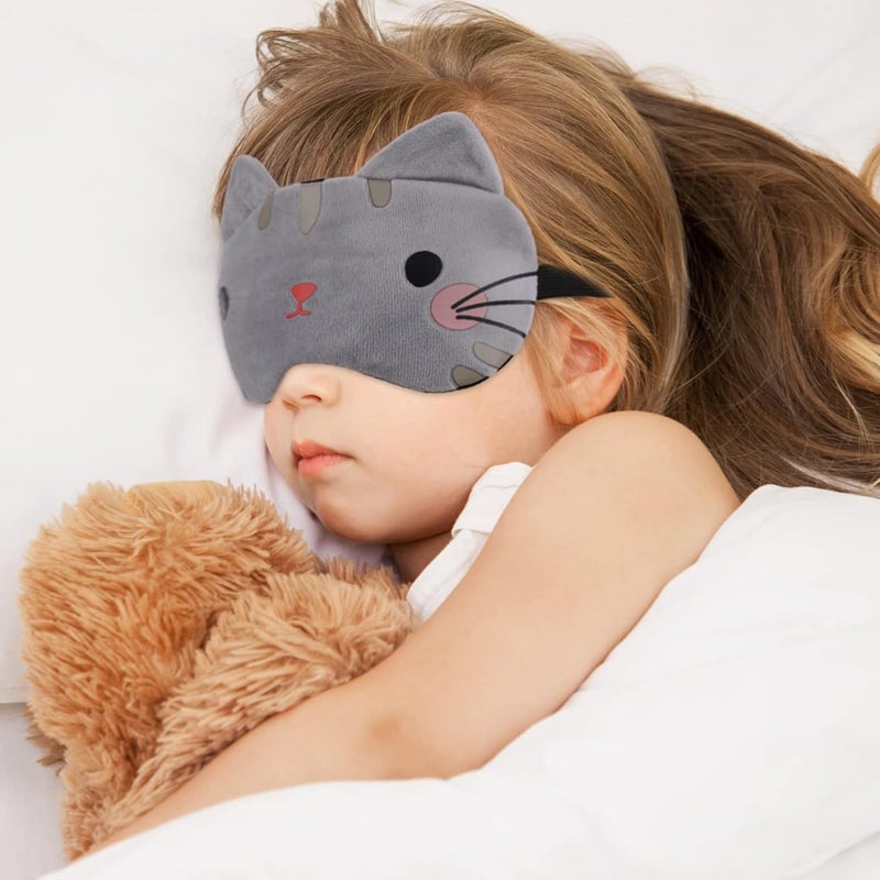 Cartoon cat three-piece children's sleep blindfold - Image 5