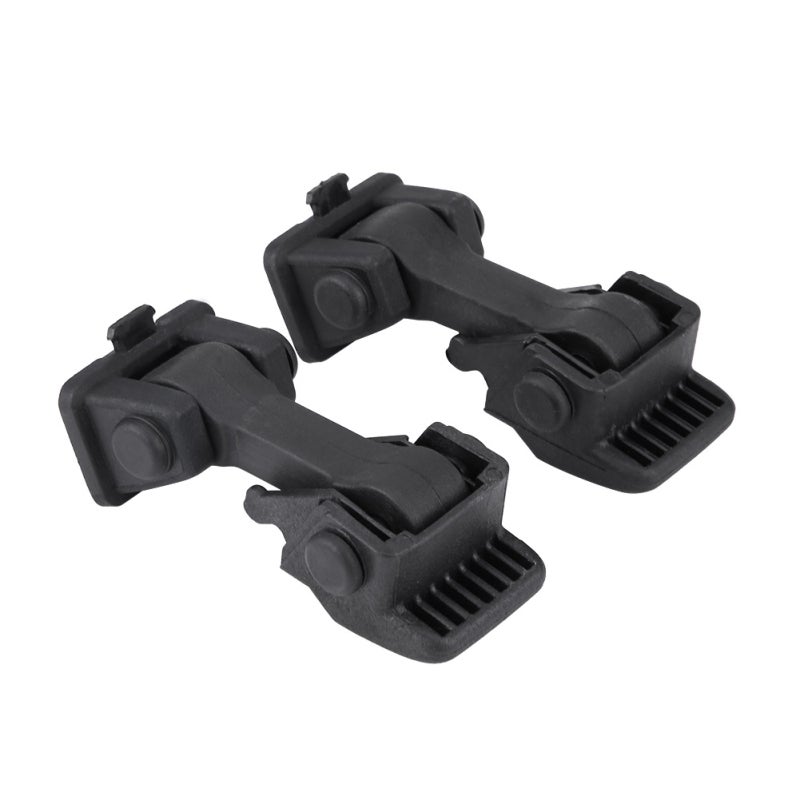Hood Latch Catch Set 4-Piece Solid ABS Construction - Hood Latch Bracket Replacement for Jeep Wrangler TJ 1997-2006 - Image 4