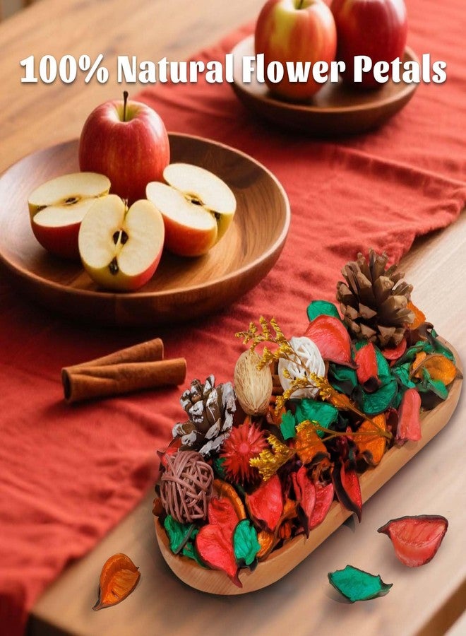 STRN Potpourri Bowl Filler with Essential Oil – Cinnamon & Apple Scented Dried Flower Bags, Bowl Vase Filler, Decorative Potpourri for Vase or Bathroom – Long-Lasting Fresh Aroma Gift for Home Decor - Image 3