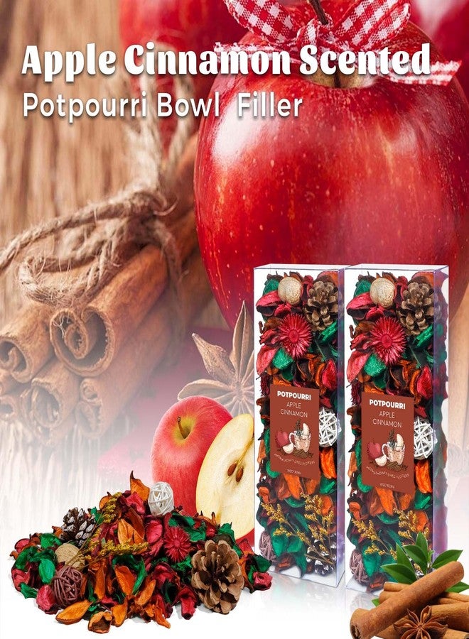 STRN Potpourri Bowl Filler with Essential Oil – Cinnamon & Apple Scented Dried Flower Bags, Bowl Vase Filler, Decorative Potpourri for Vase or Bathroom – Long-Lasting Fresh Aroma Gift for Home Decor - Image 2