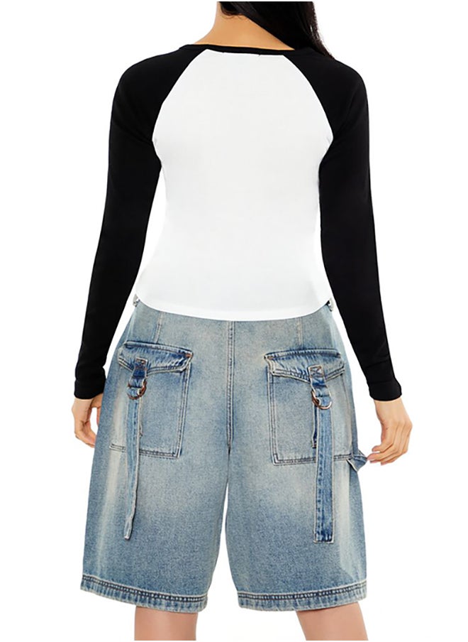 FOREVER 21 New York Girls Club Raglan Tee  - Image 3