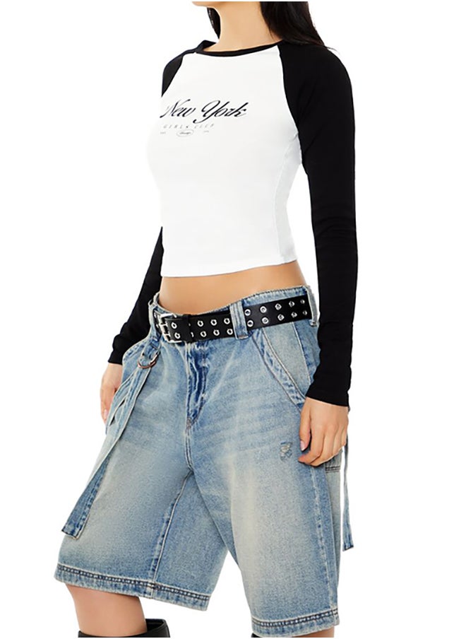FOREVER 21 New York Girls Club Raglan Tee  - Image 2