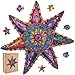 Qiuenisray Wooden Jigsaw Puzzles for Adults 500 Piece Starfish Ocean Wood Jigsaw Puzzles Wall Decor FSC Certified Royal Unique Shape Adult Puzzles Piece Creative Gift for Family Games 203x203 in - Image 2