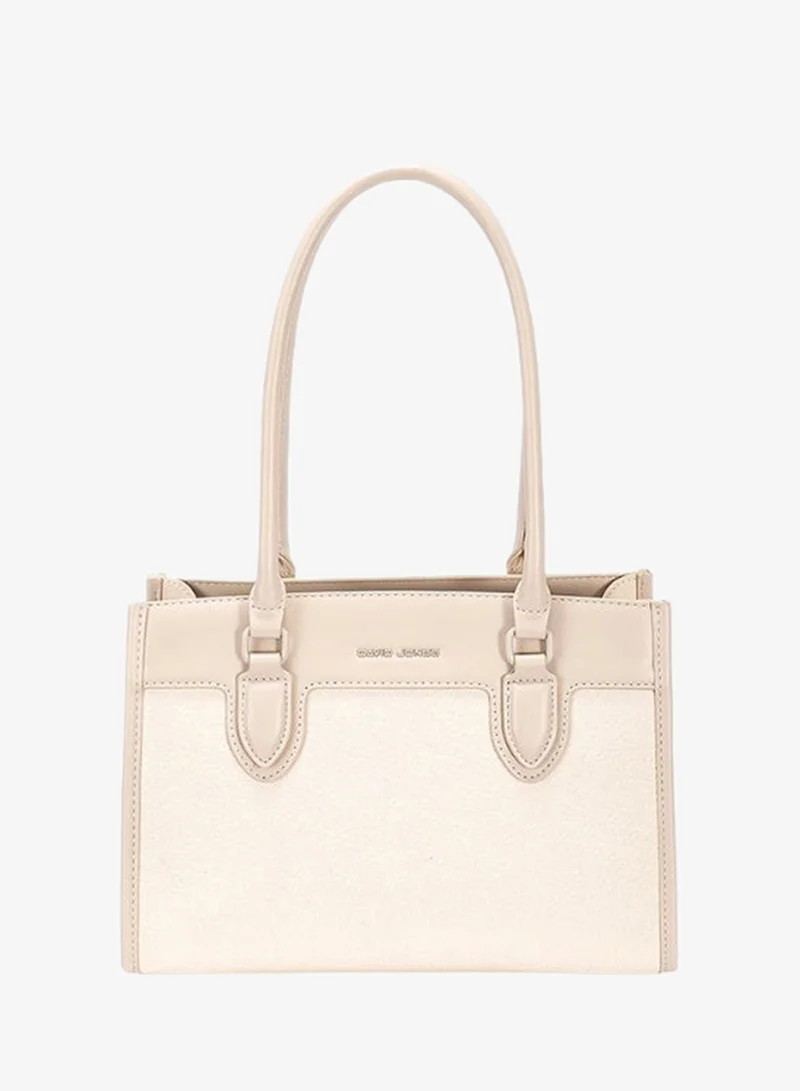 David Jones Elena Women's Handbag CM8349 | Faux Leather Shoulder Purse | Lightweight Everyday Bag for Work, Shopping & Weekend Use