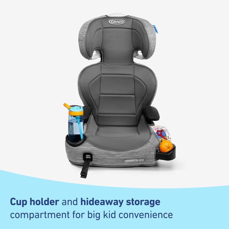 Graco TurboBooster 2.0 LX Highback Booster Seat with Latch System, Gannon; Infant to Toddler Transition car seat, Safe & Comfortable - Image 5