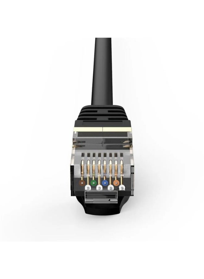 هيوليت باكارد كابل شبكة إيثرنت HP - Cat7 F/FTP، 600 ميجاهرتز، 10 جيجابت في الثانية، RJ45، طول 3 أمتار، أسود - Image 2