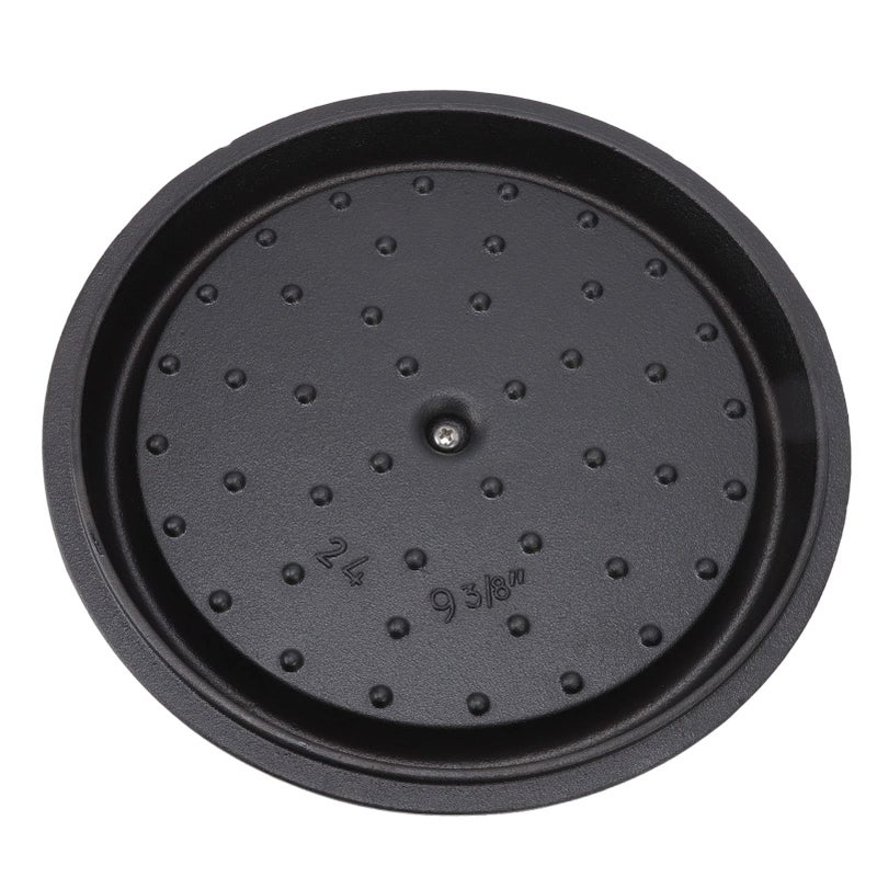 Large Cast Iron Dutch Oven Pot With Dual Loop Handles For Family Cooking 11 81 X 9 45 Inches - Image 3