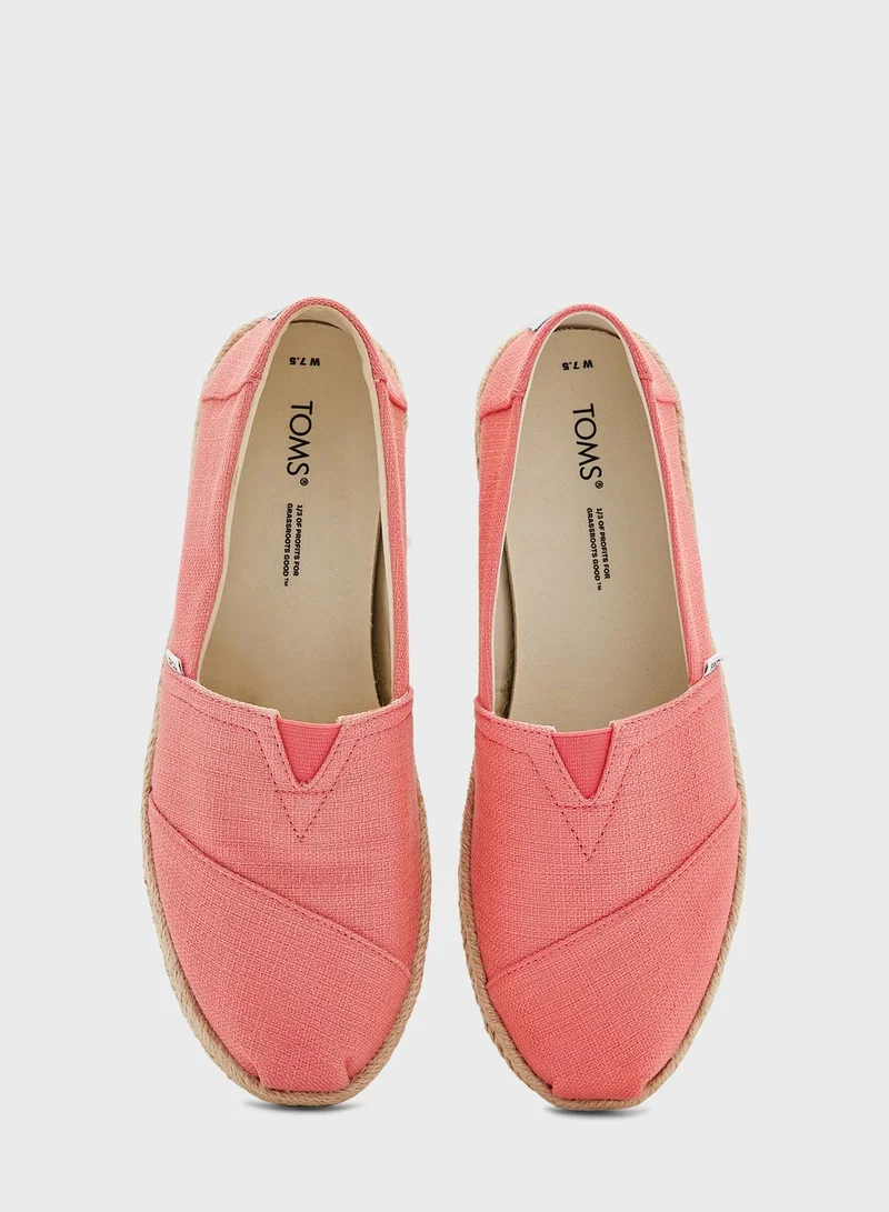 TOMS Alpargata Flats Slip Ons