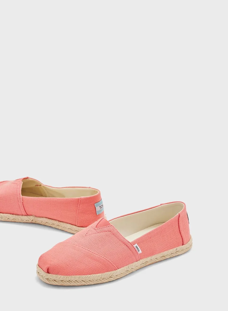 TOMS Alpargata Flats Slip Ons
