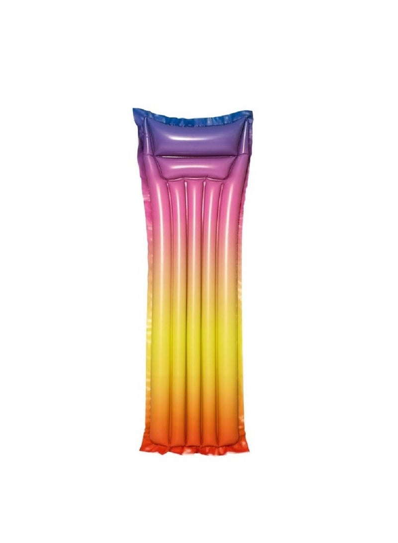 بست واي عوامة بتصميم بساط مزين بألوان قوس قزح من قطعة واحدة 183 x 69سم - Image 1