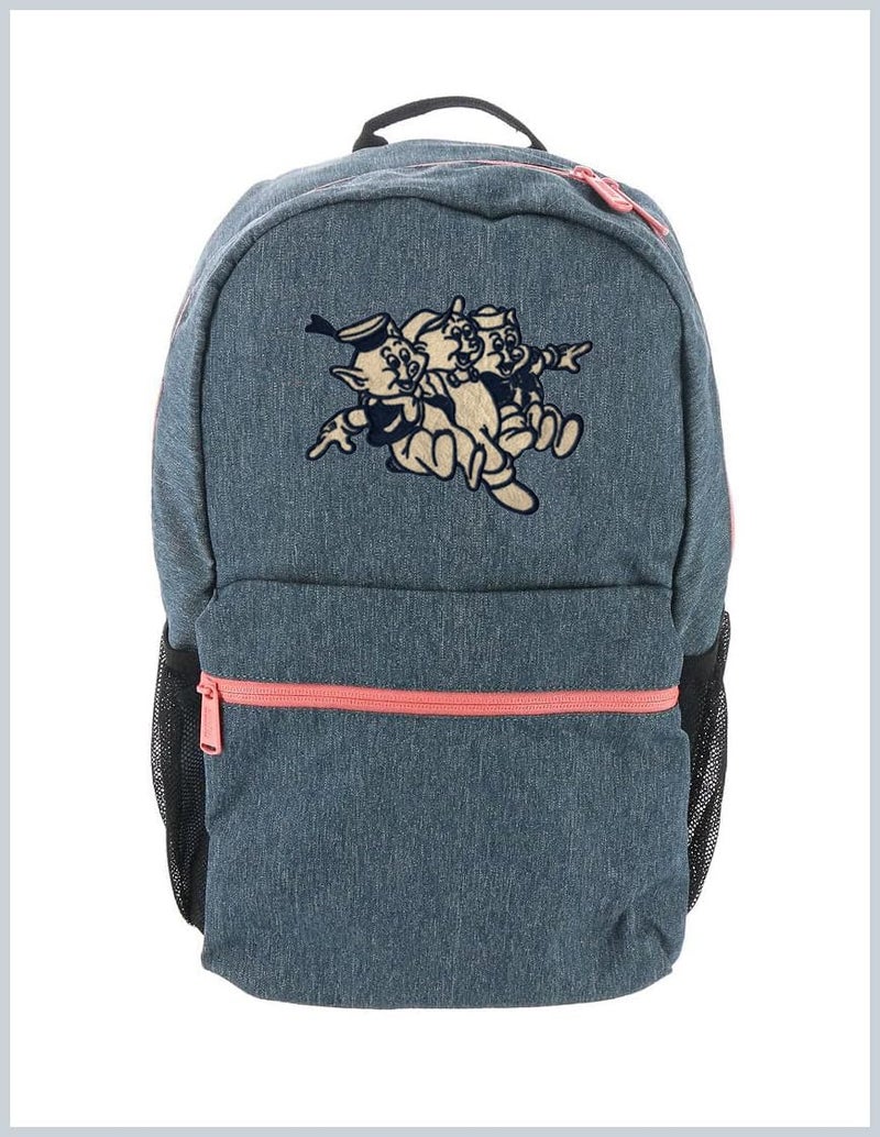 Generic Three Pigs Animals Applique Embroidered Sew-on Patch ; Size: 18cm x 12.5cm for Jackets, Bags, T-Shirts, Jeans, Pants, Outdoor Clothing ; Imported from Malaysia (1 Piece). (Code: M-37)  - Image 4