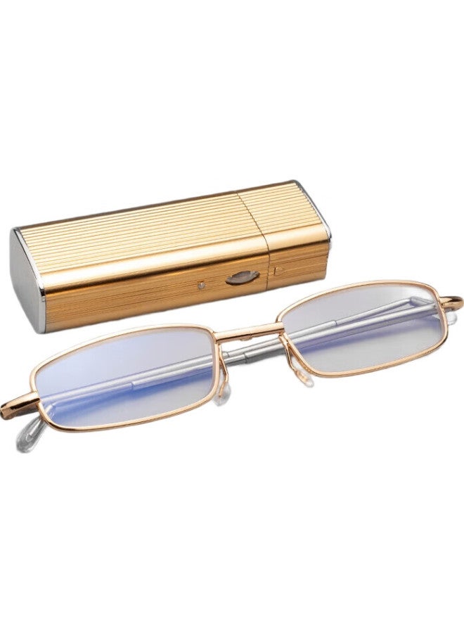 Eyes Luxury Reading Glasses For Men And Women, Foldable Anti-Blue Light Presbyopic Glasses, High-Definition Portable Fashionable Reading Glasses For Elderly - Image 1