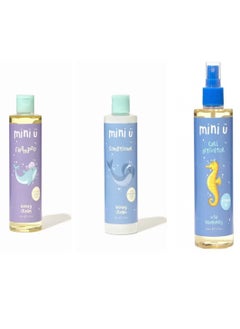 mini-u Honey Cream Shampoo & Conditioner Set with Wild Berry Curl Activator - Nourish, Strengthen, and Define Your Curls with Our Premium Trio for Smooth, Shiny, and Beautifully Curly Hair  - Image 2