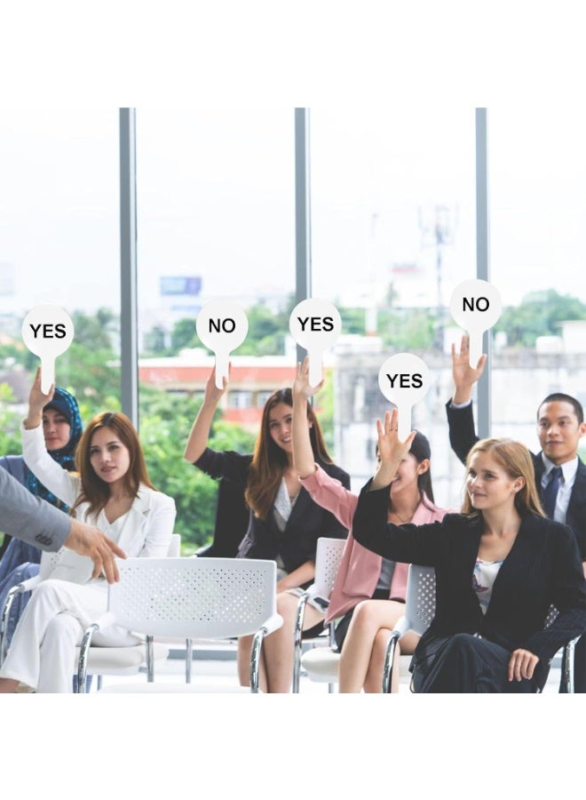 18Pcs set Dry Erase Answer Paddles with Markers Thickened Handheld Double Sided Paddles Mini White Boards Small Dry Erase Signs Auction Paddles for Students Classroom Bidding Voting Games - Image 2