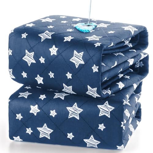 Moonsea Waterproof Bed Pads Washable Absorbent Chuck Pads Non Slip for Incontinence Washable Pee Pads for Dogs Waterproof Mattress Protector for Seniors Bedwetting Kids Hospitals Pets 34x36 2 Pack - Image 2