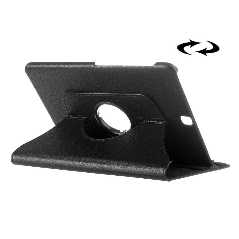Litchi Texture 360 Degree Rotation Leather Case With Multi-Functional Holder For Galaxy Tab S2 9.7(Black) - Image 1