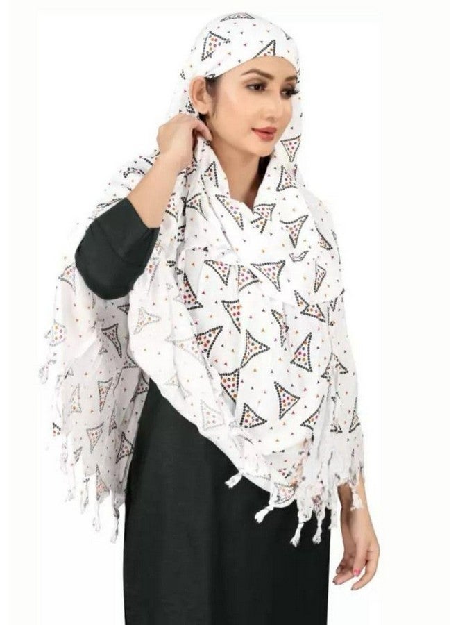 eloska world ELOSKA WORLD Cotton Scarf, Soft Scarves Stoles for Summer & Winter for Women & Girls. - Image 2